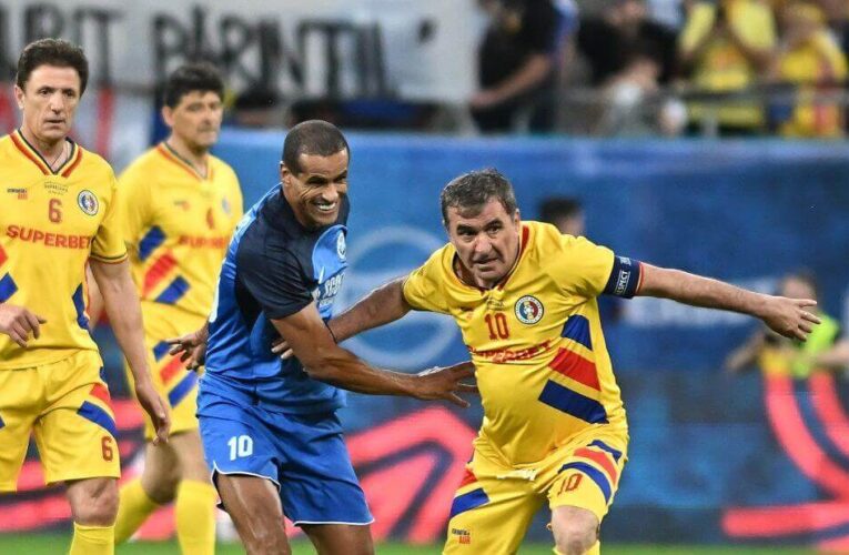 Generaţia de Aur a României a învins Legendele Lumii cu 3-2, într-un meci de retragere spectaculos